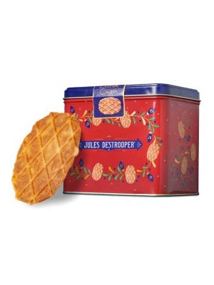 Bánh Quy Bơ Jules Destrooper Butter Crisps Hộp Thiếc Đỏ 233G