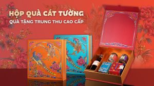 Hộp quà Cát Tường - Quà tặng Trung thu cao cấp, gửi trao lời chúc may mắn, thịnh vượng
