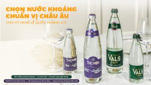 Nước khoáng thiên nhiên - Nâng tầm trải nghiệm ẩm thực dịp lễ hội