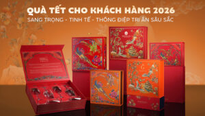 Hộp quà rượu vang, trà và bánh quy cao cấp từ Grand Cru Gourmet