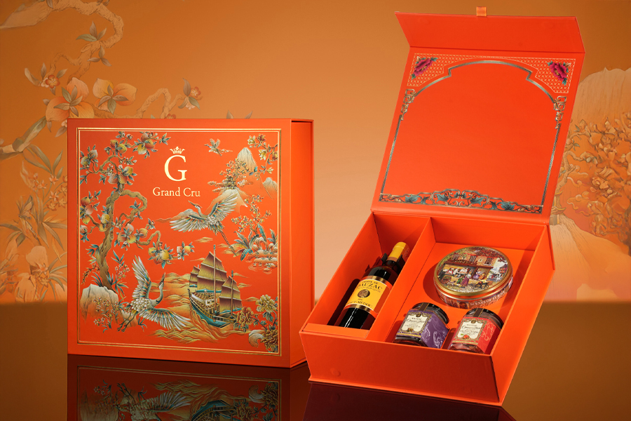 hộp quà tết sang trọng