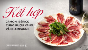 Kết Hợp Jamón Ibérico Cùng Rượu Vang Và Champagne