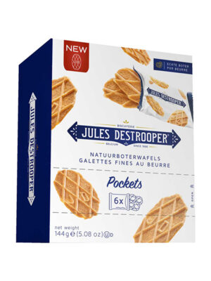 Bánh Quy Jules Destrooper Butter Crisps Pockets 144G