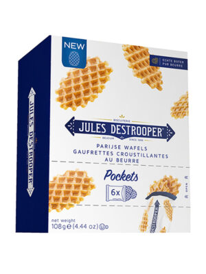 Bánh Quy Jules Destrooper Butter Waffles Pockets 108G