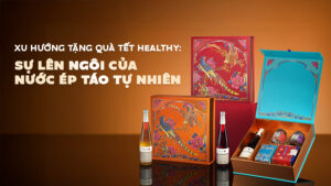Xu hướng tặng quà Tết Healthy: Sự lên ngôi của nước ép táo tự nhiên