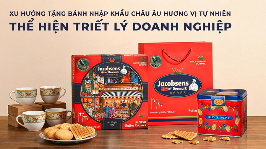 Xu Hướng Tặng Bánh Nhập Khẩu Châu Âu Hương Vị Tự Nhiên