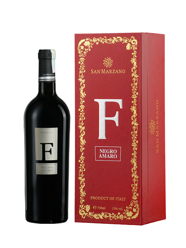 Hộp quà tặng 1 chai rượu vang F Negroamaro
