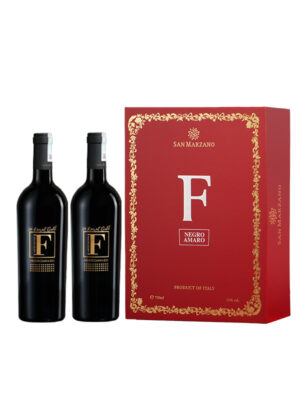 Hộp quà tặng 2 chai rượu vang F Gold 24 Karat Limited Edition